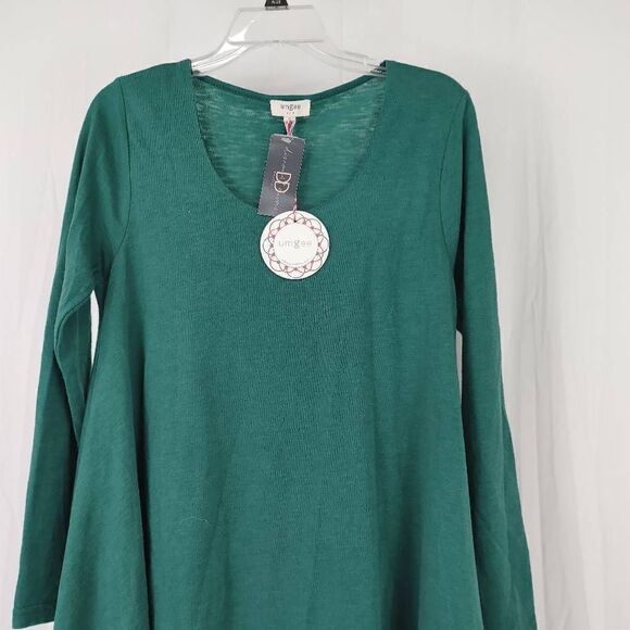 Nwt Umgee Long Sleeved Layered Tunic/Dress in Emerald Green Size Small Women's
S - Picture 3 of 6